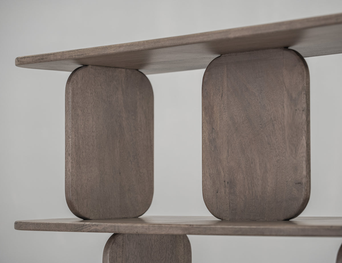 Mezquite Bookcase, Brown, 5 Shelves
