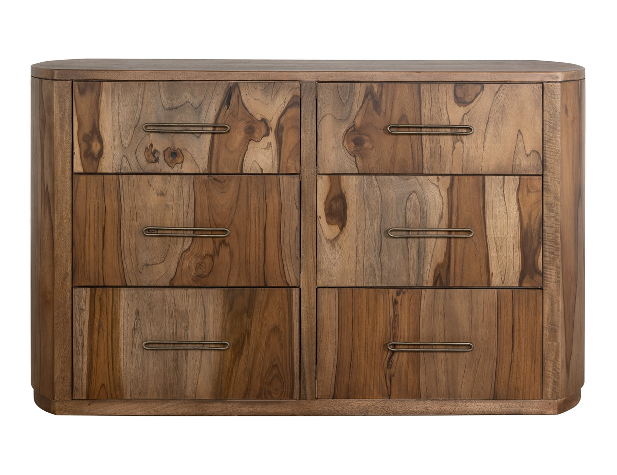 Balam Dresser, Brown, 6 Drawer