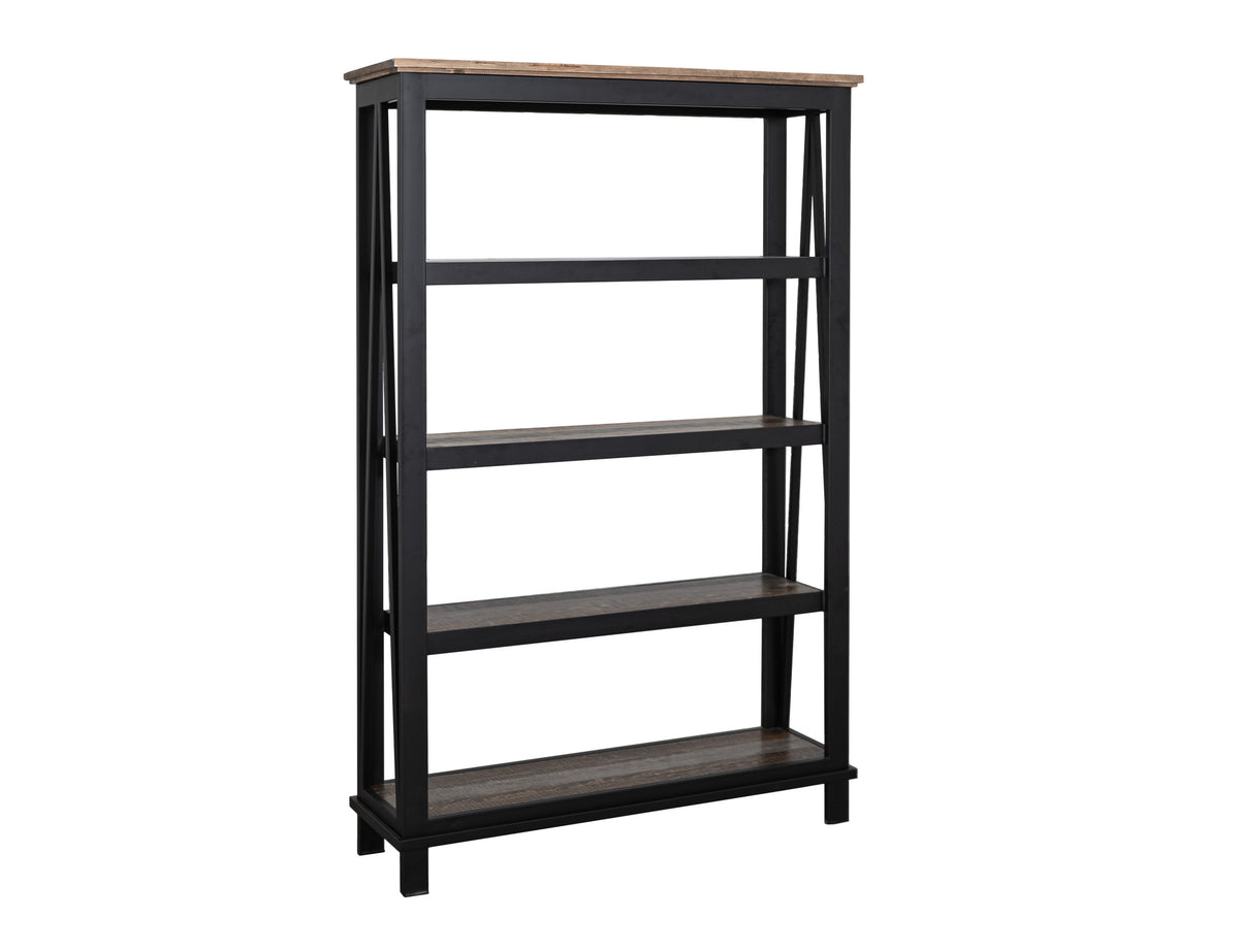 Loft Brown Bookcase, Multicolor, 4 Shelves