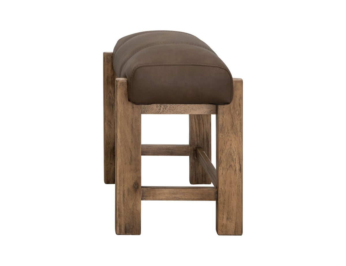 Balam Stool, Brown, 24"