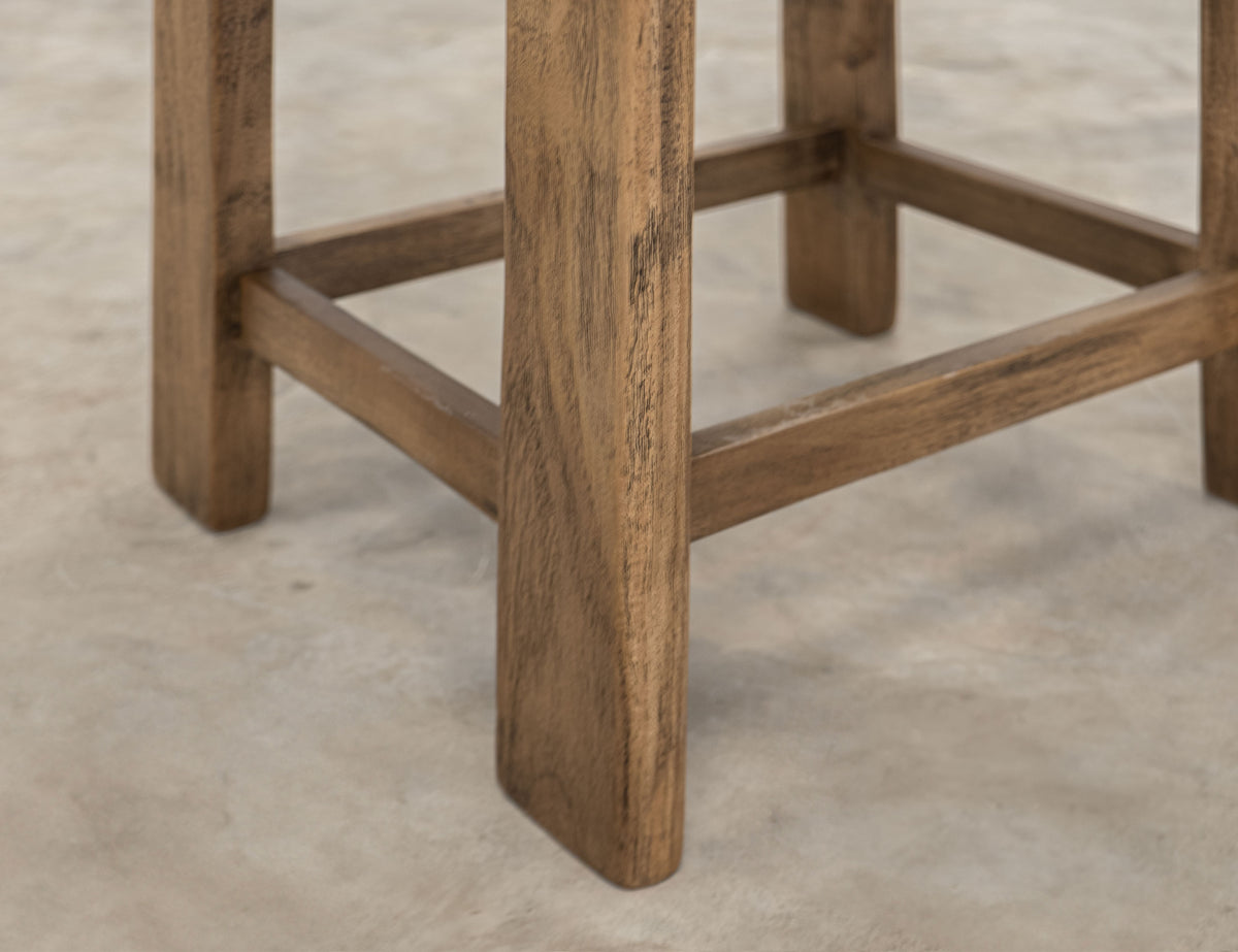 Balam Stool, Brown, 24"
