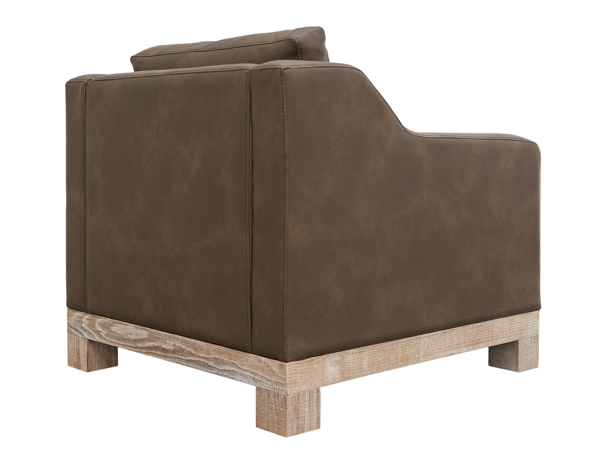 Samba Armchair, Brown, Wooden Frame & Base - IUP298-ACH-231