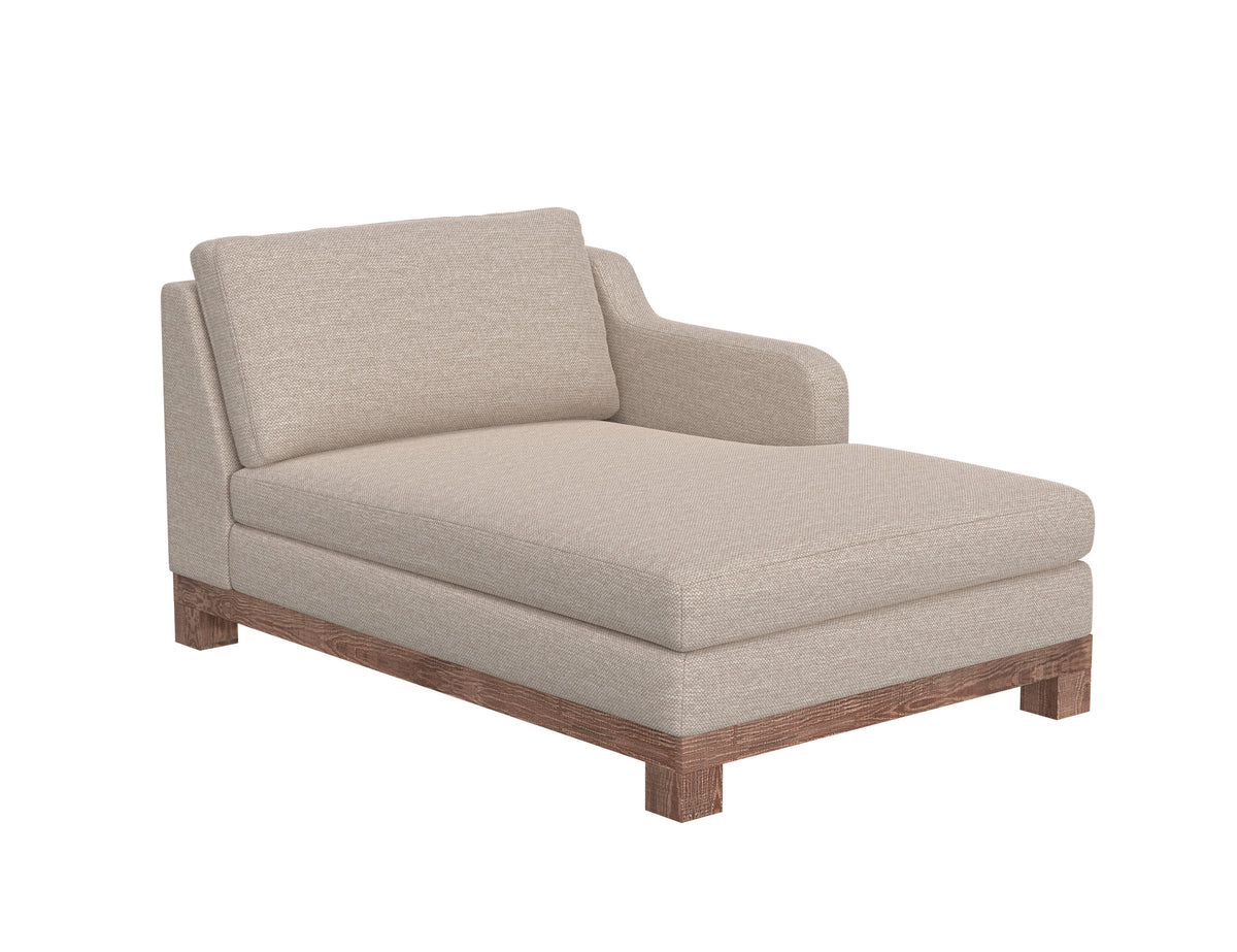 Samba Chaise, Beige, Wooden Frame & Base, Sectional - IUP298-CSE-RT-161