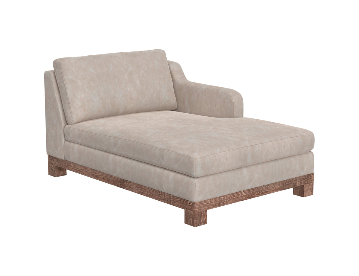 Samba Chaise, Gray, Wooden Frame & Base, Sectional - IUP298-CSE-RT-210