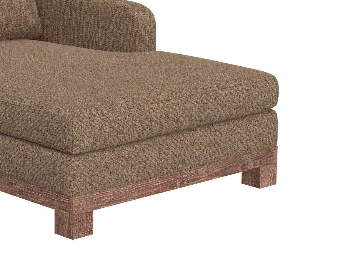 Samba Chaise, Brown, Wooden Frame & Base, Sectional - IUP298-CSE-RT-152