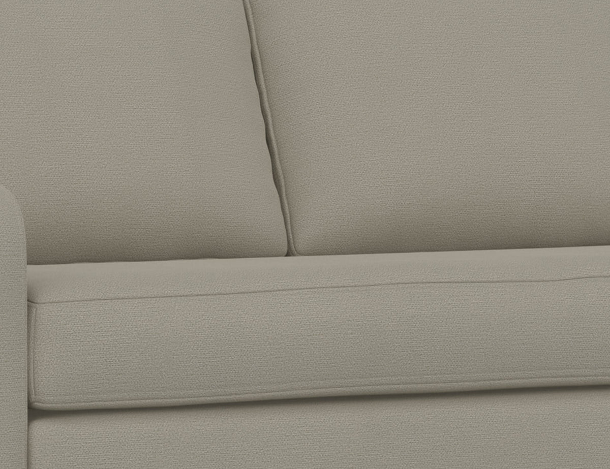 Samba Loveseat, Gray, Wooden Frame & Base, Sectional - IUP298-LOV-LF-151