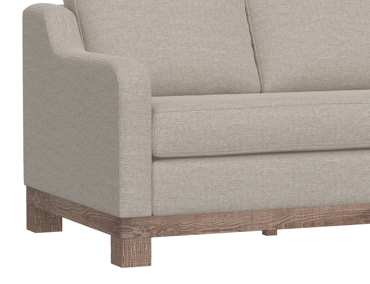 Samba Loveseat, Beige, Wooden Frame & Base, Sectional - IUP298-LOV-LF-161