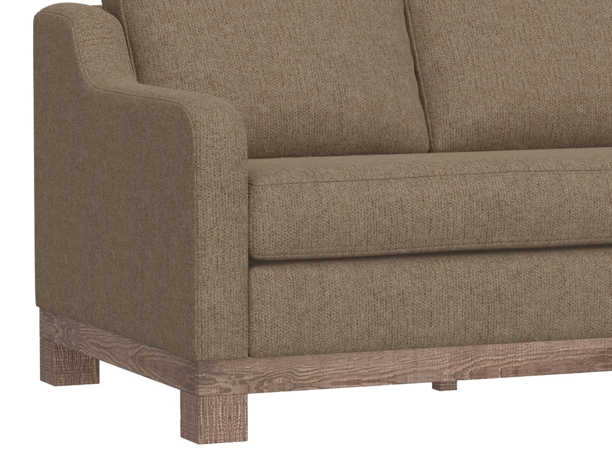 Samba Loveseat, Brown, Wooden Frame & Base, Sectional - IUP298-LOV-LF-152