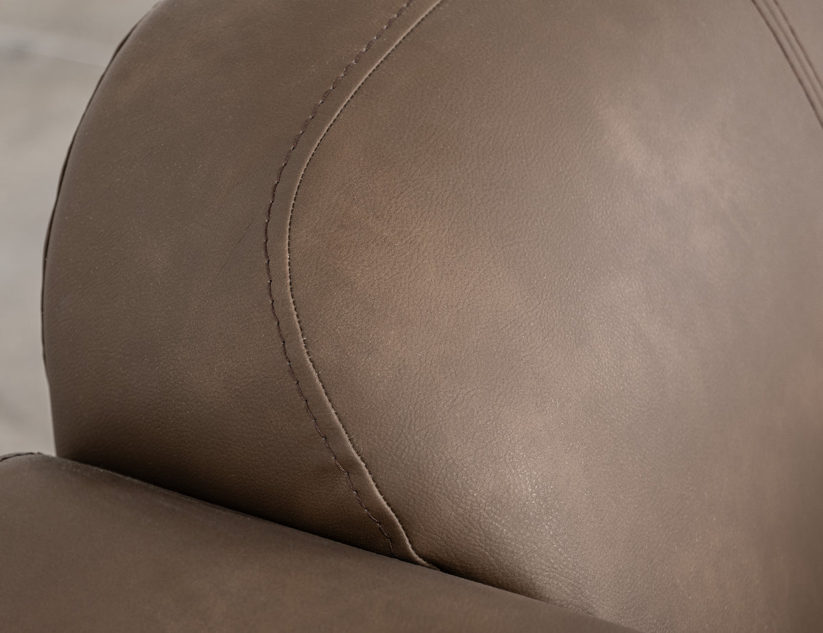 Balam Sofa, Brown, Wooden Frame & Base, Two-Cushion - IUP422-SOF-231