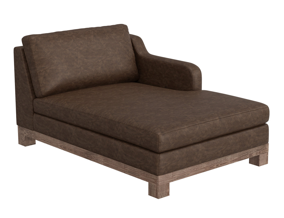 Samba Chaise, Brown, Wooden Frame & Base, Sectional - IUP298-CSE-RT-212