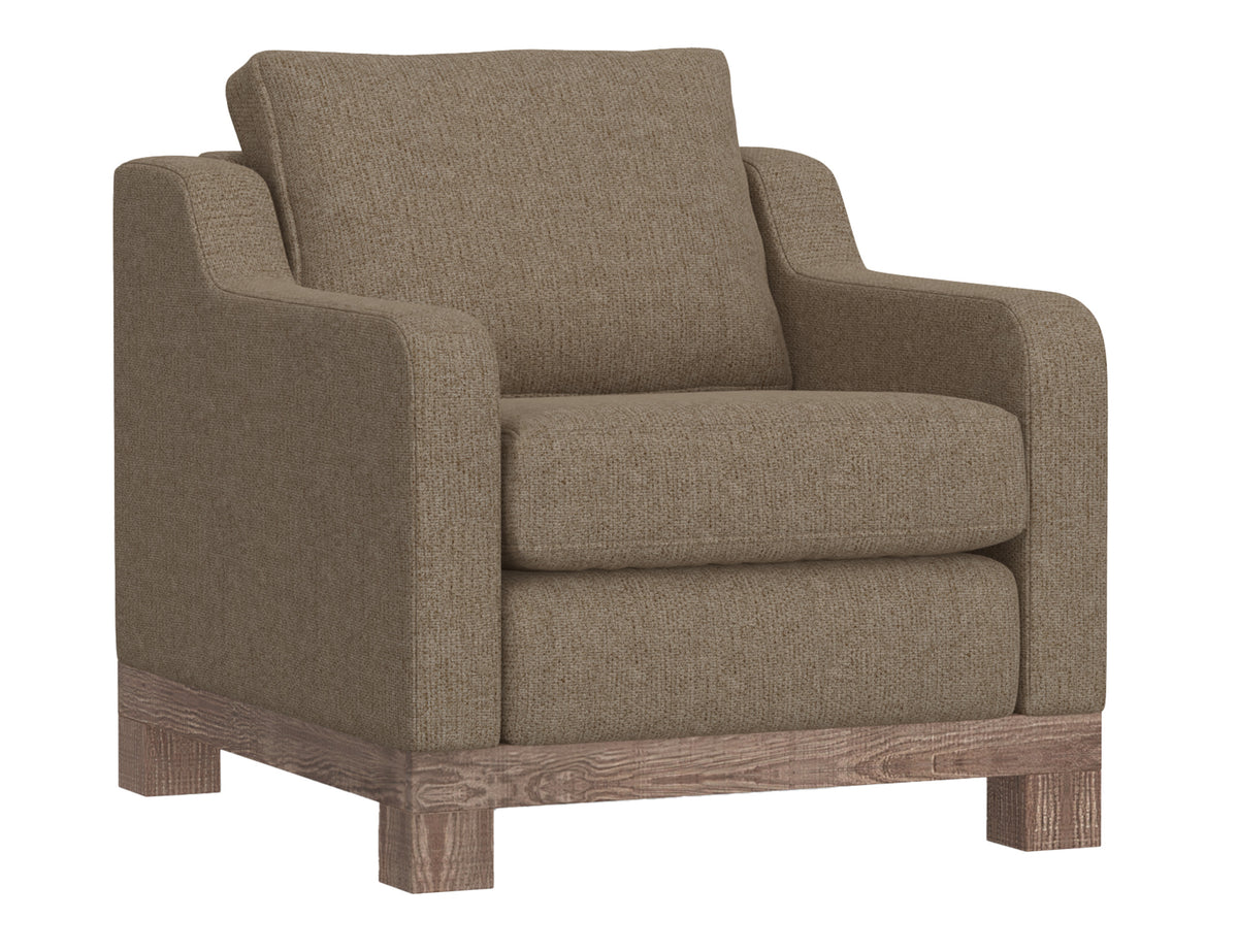 Samba Armchair, Brown, Wooden Frame & Base - IUP298-ACH-152