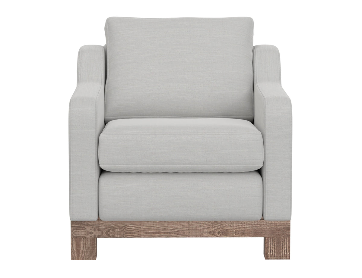 Samba Armchair, Beige, Wooden Frame & Base - IUP298-ACH-131