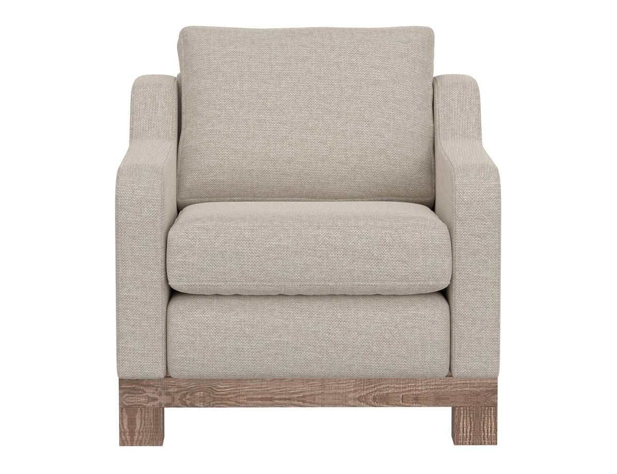 Samba Armchair, Beige, Wooden Frame & Base - IUP298-ACH-161