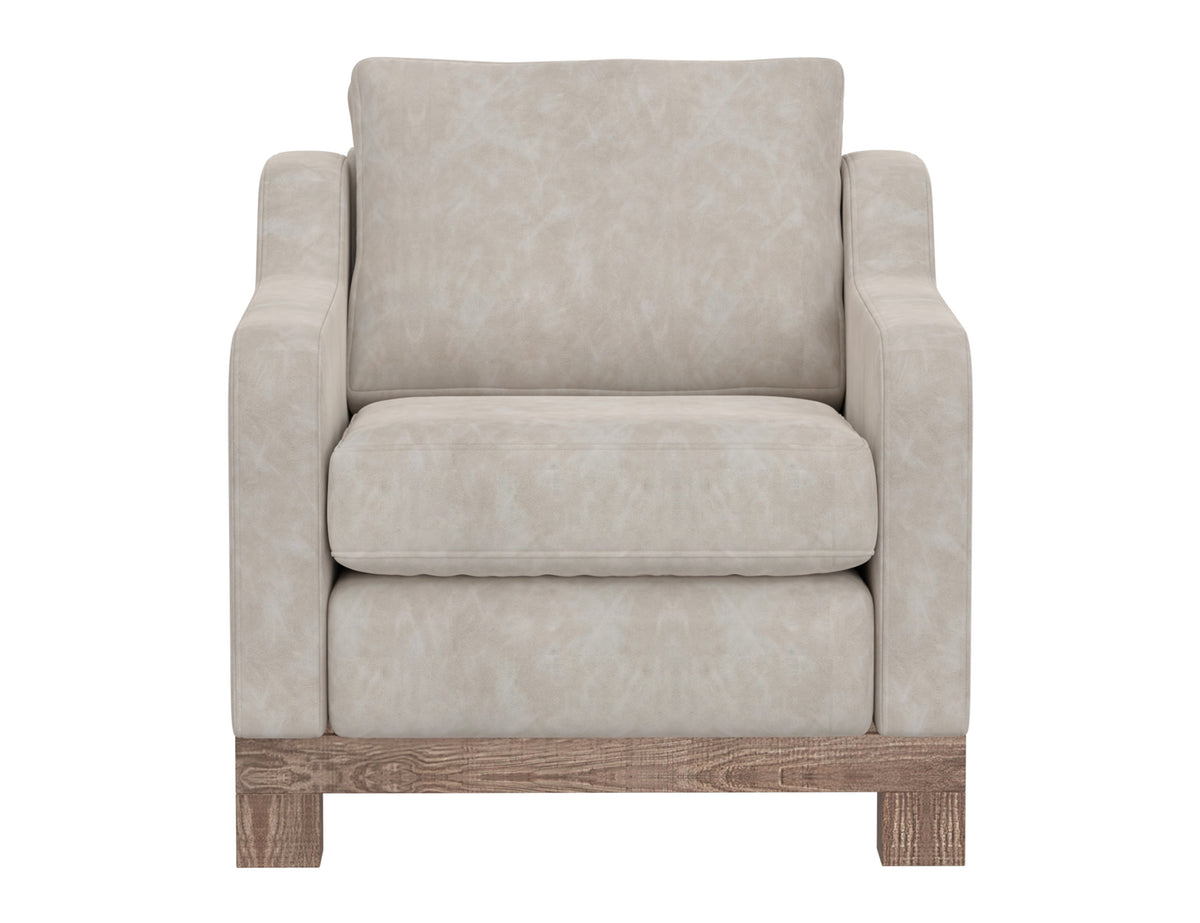 Samba Armchair, Gray, Wooden Frame & Base - IUP298-ACH-210