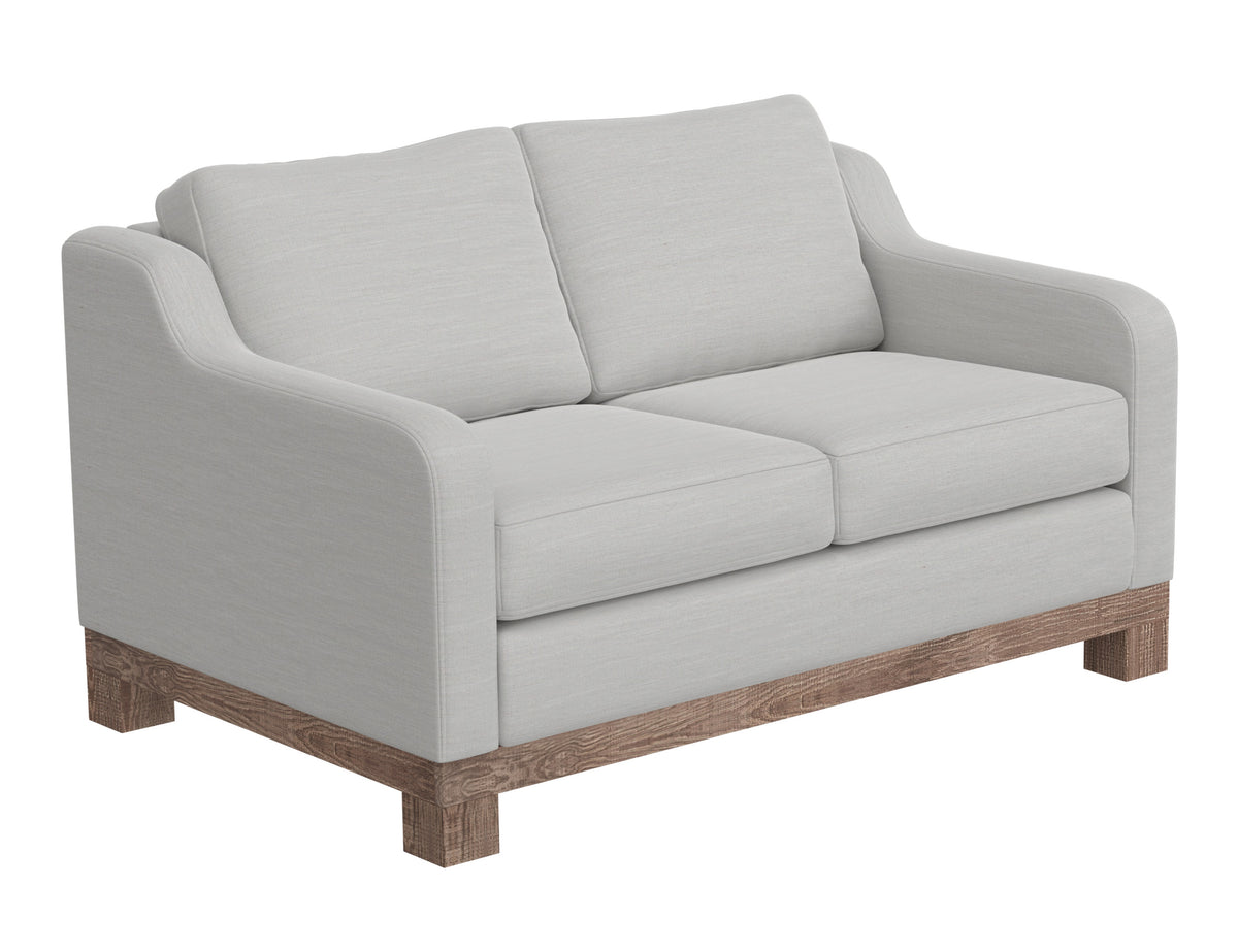Samba Loveseat, Beige, Wooden Frame & Base, Two-Cushion - IUP298-LOV-131-A