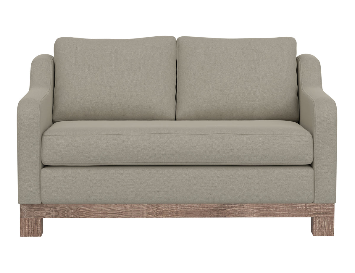 Samba Loveseat, Gray, Wooden Frame & Base - IUP298-LOV-151
