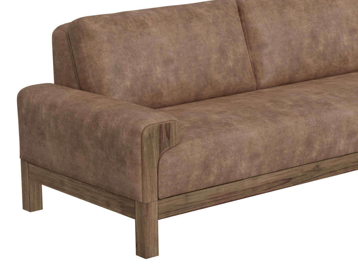Sedona Armchair, Brown, Wooden Frame & Base - IUP966-ACH-214