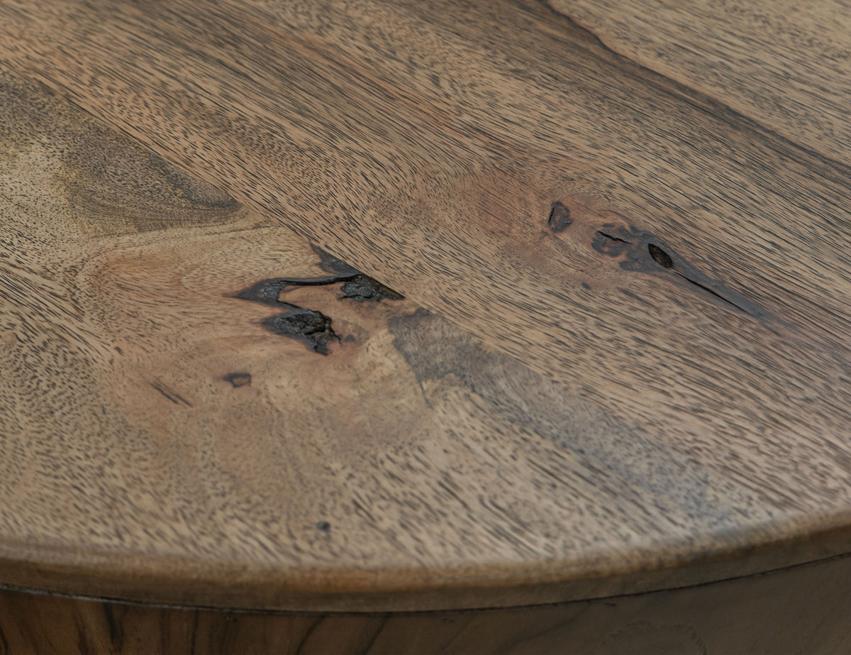 Balam End Table, Brown