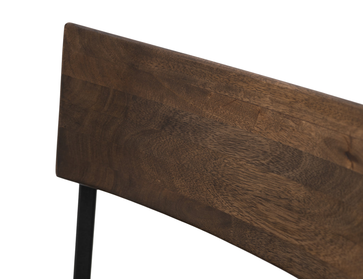 Century Upholstered Barstool, Wooden Frame & Metal Base, Barstool 30"