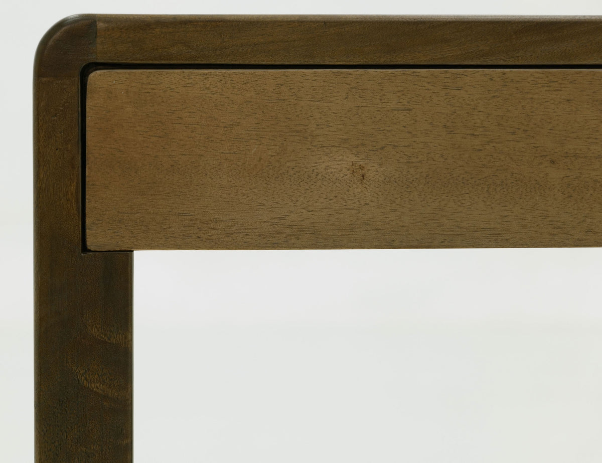 Tamesis Desk, Brown, 2 Drawer