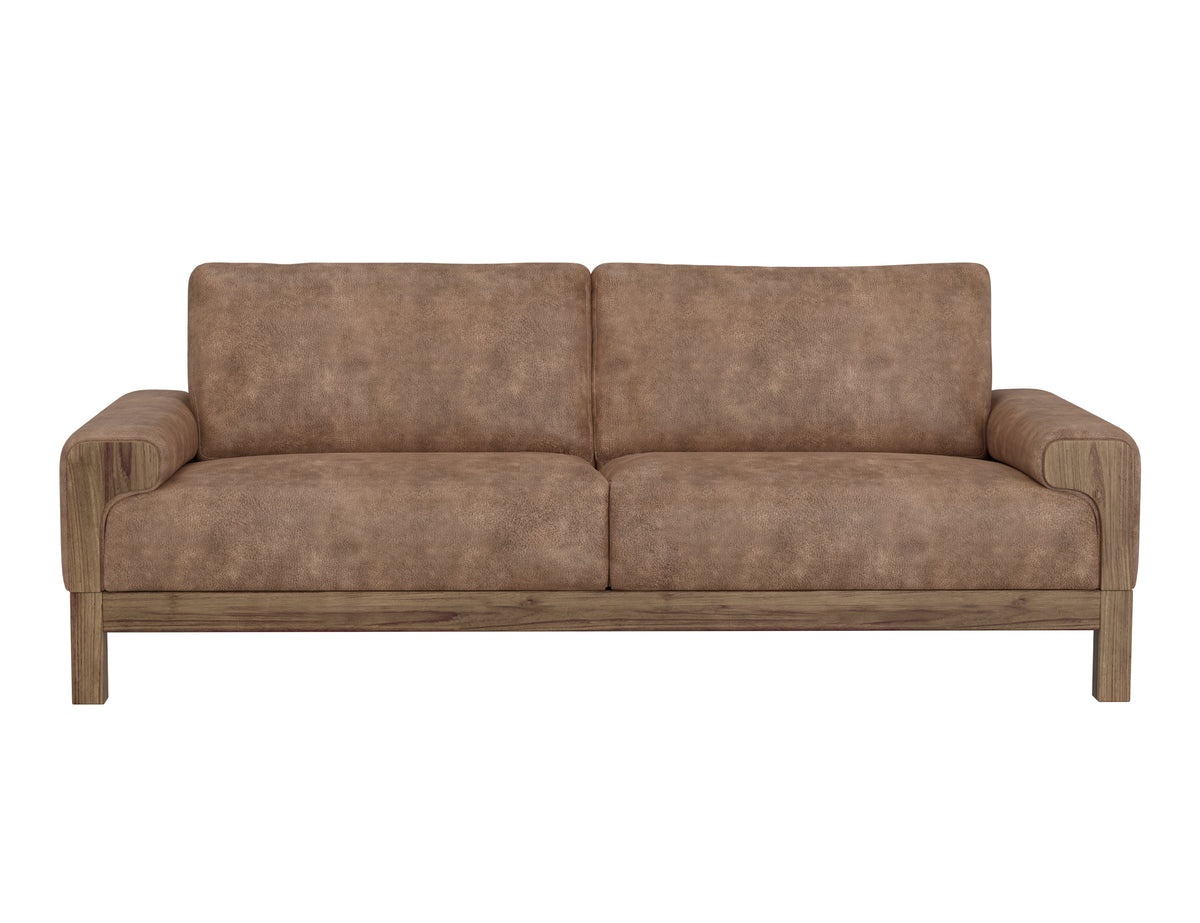 Sedona Sofa, Brown, Wooden Frame & Base - IUP966-SOF-214