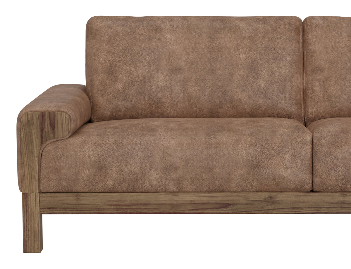 Sedona Sofa, Brown, Wooden Frame & Base - IUP966-SOF-214