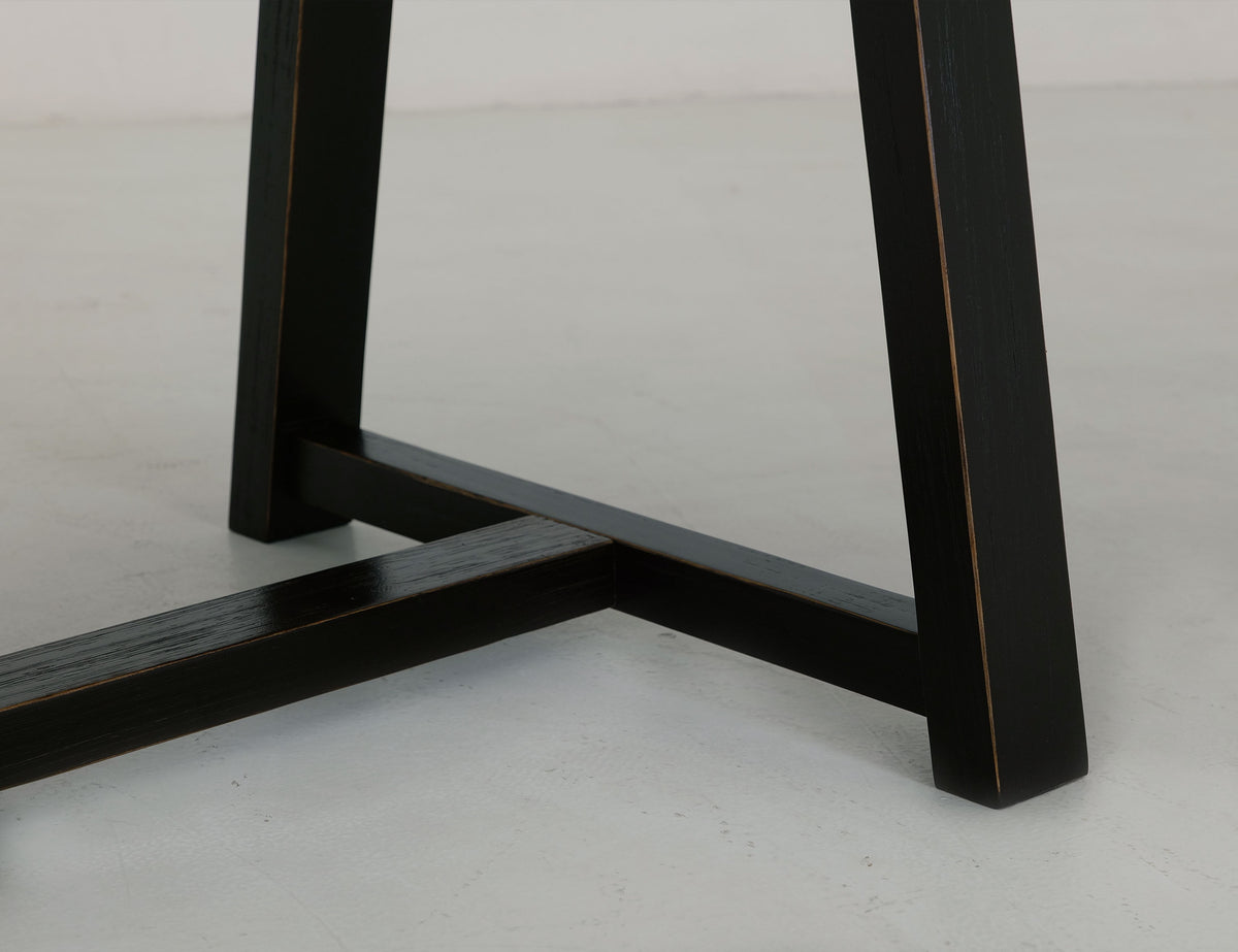 Walnut Table, Brown, Trestle Dining
