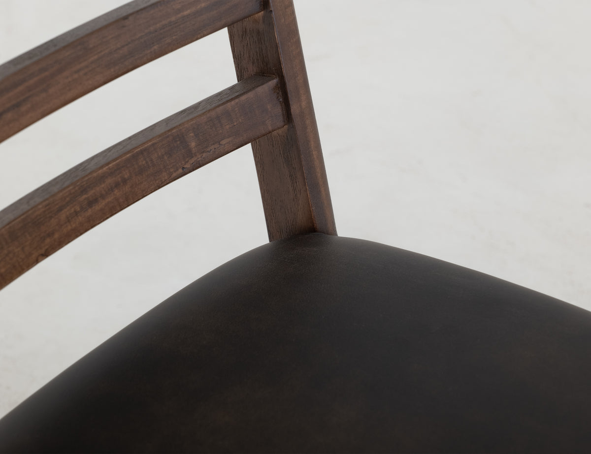 Walnut Chair, Brown, Wooden