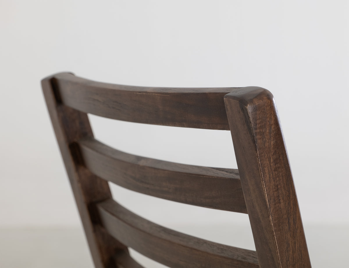Walnut Chair, Brown, Wooden