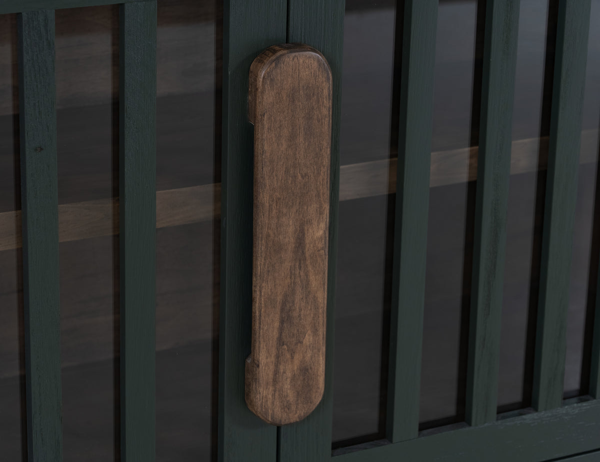 Autumn Console, Green, 2 Door, 1 Shelf, Cosole