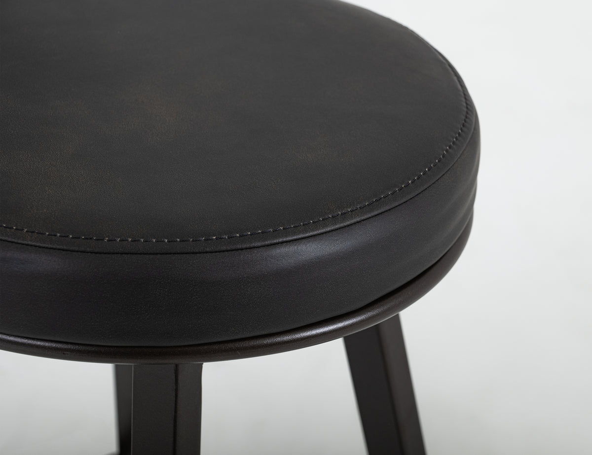 Maison Upholstered Barstool, Wooden Frame & Metal Base, Barstool 24" - IUP701-BST24-216