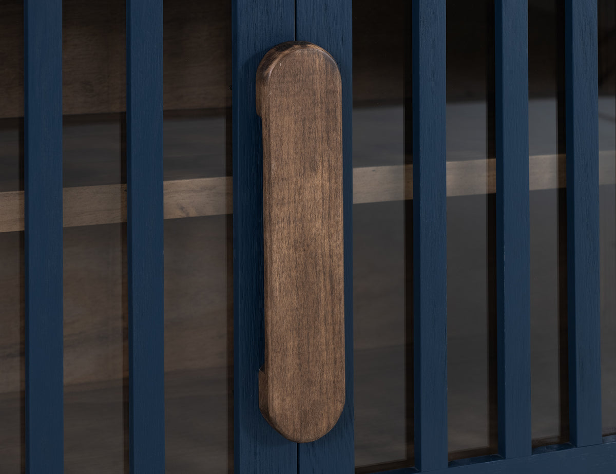 Autumn Console, Blue, 2 Door, 1 Shelf, Cosole