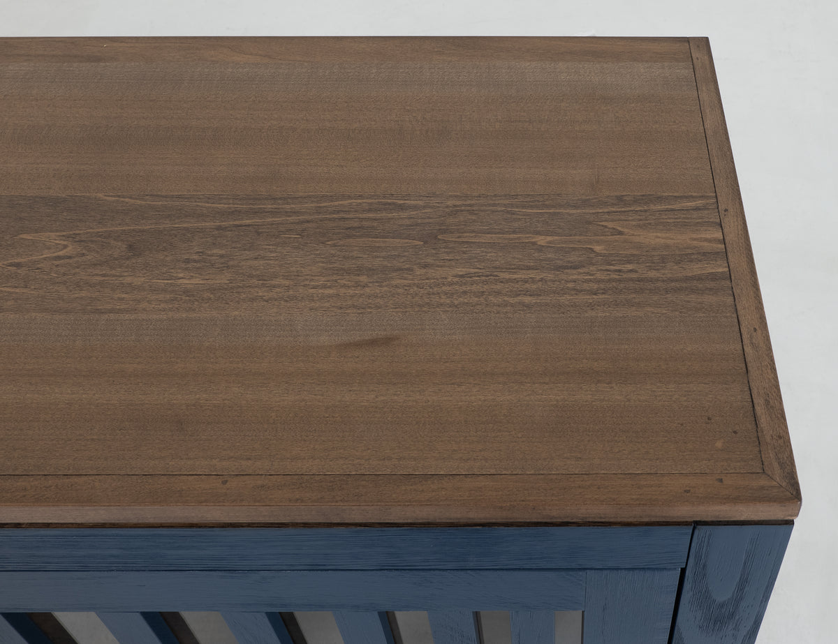 Autumn Console, Blue, 2 Door, 1 Shelf, Cosole