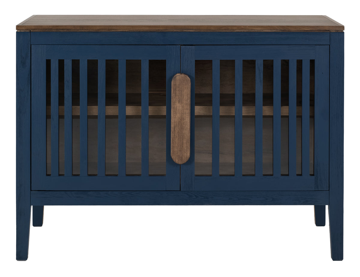 Autumn Console, Blue, 2 Door, 1 Shelf, Cosole