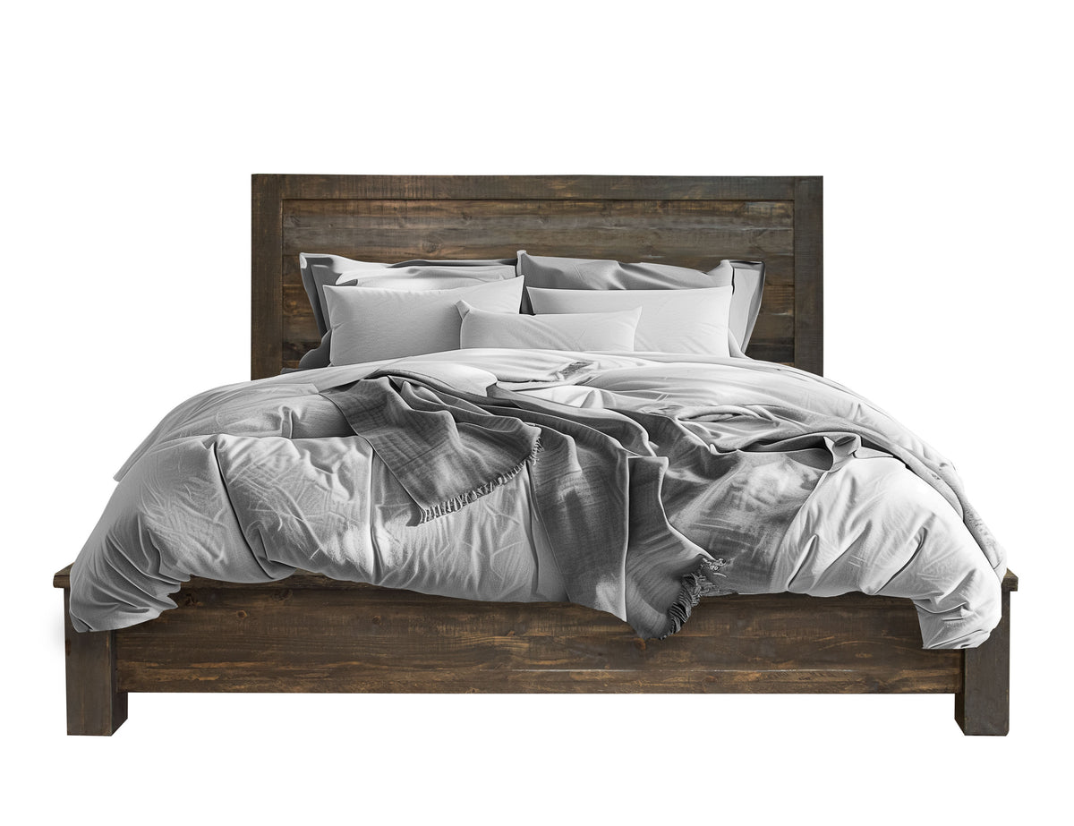 Loft Brown King Bed