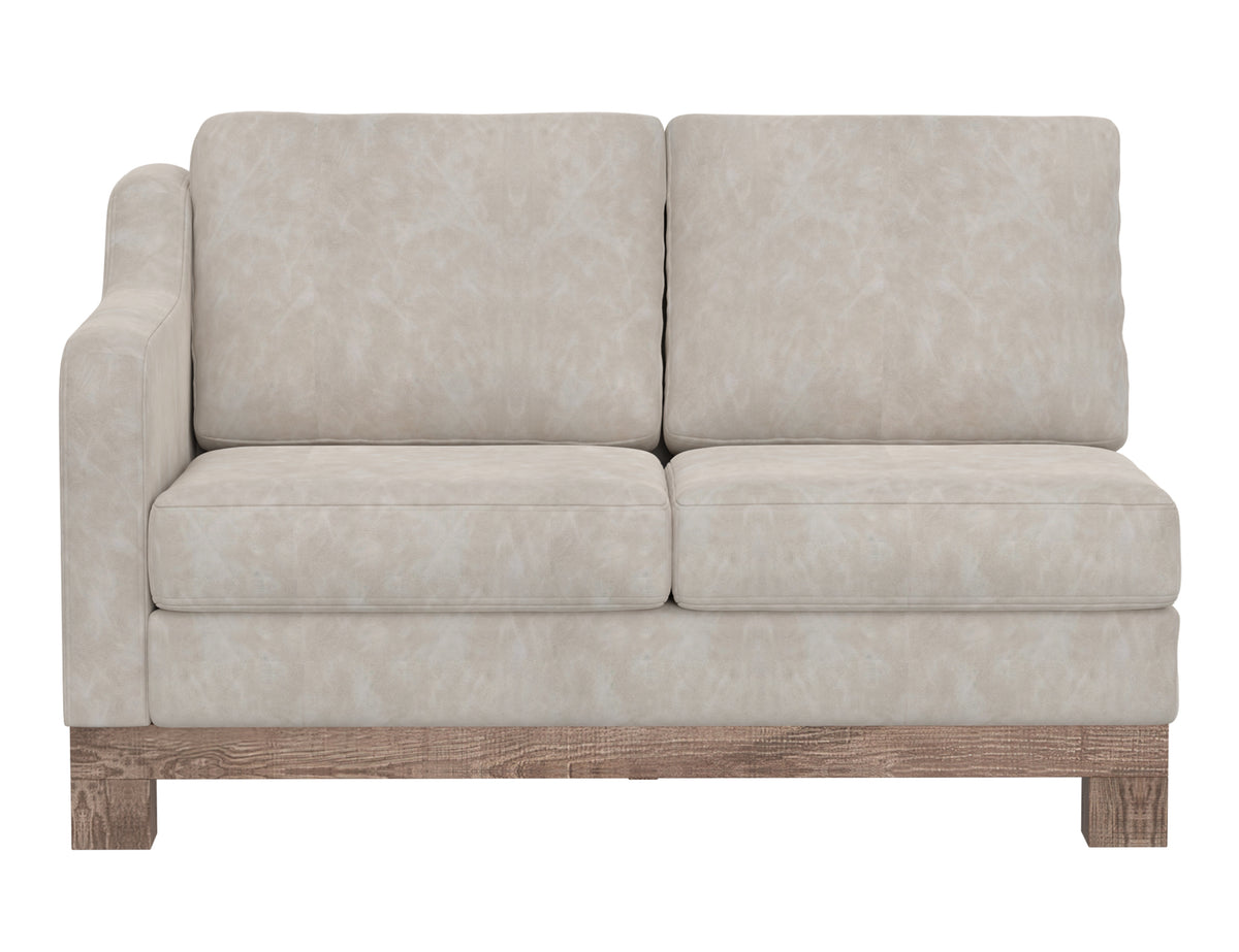 Samba Loveseat, Gray, Wooden Frame & Base, Sectional - IUP298-LOV-LF-210