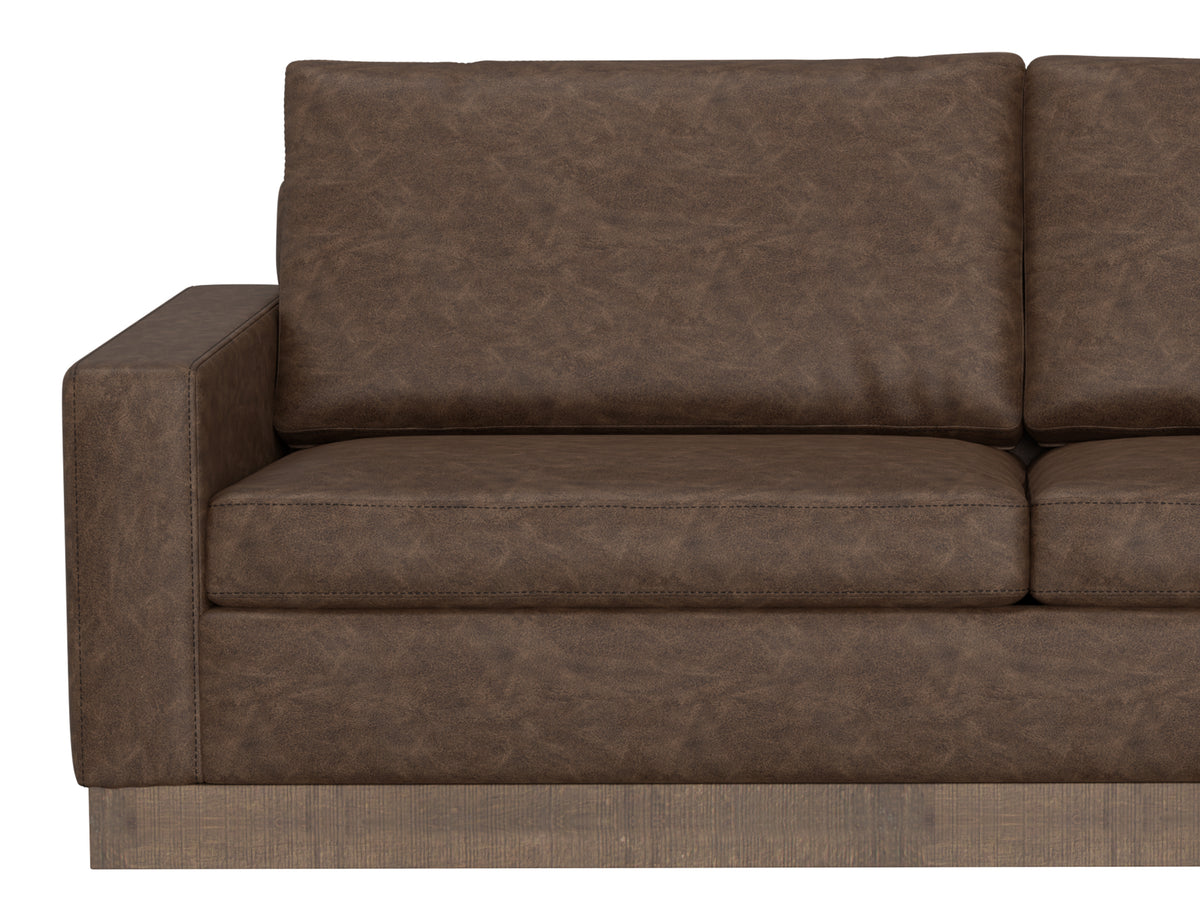 Georgia Sofa, Brown, Wooden Frame & Base - IUP722-SOF-212