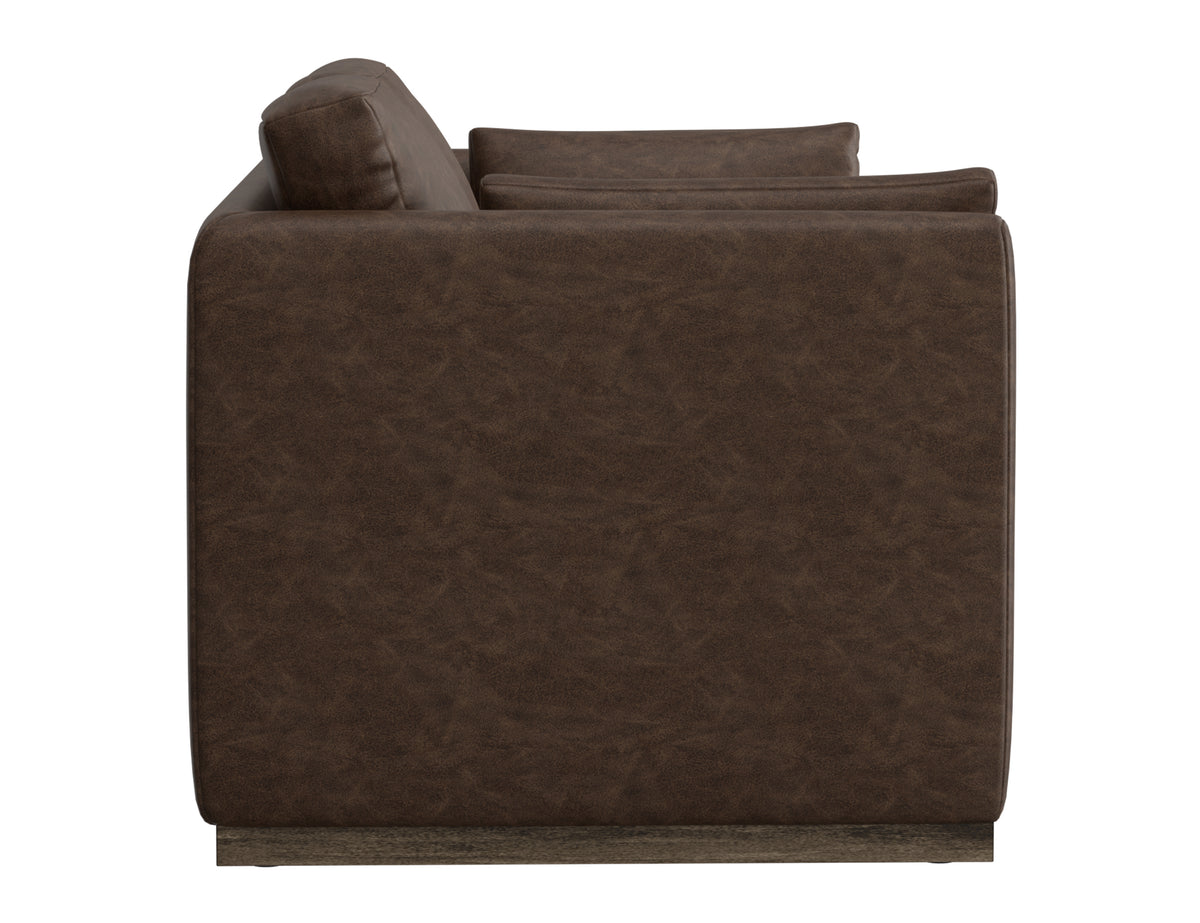 Vallarta Sofa, Brown, Wooden Frame & Base - IUP882-SOF-212