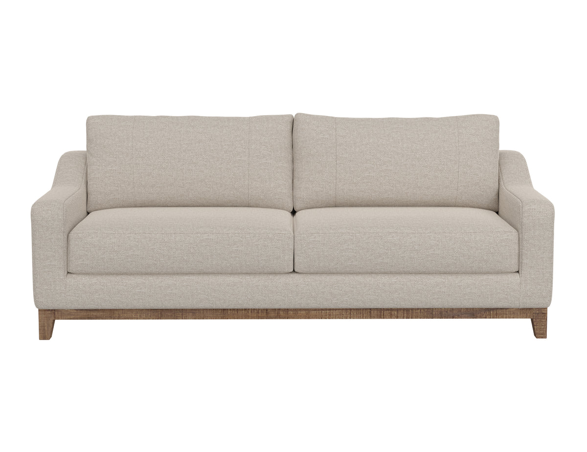 Olivo Sofa, Beige, Wooden Frame & Base