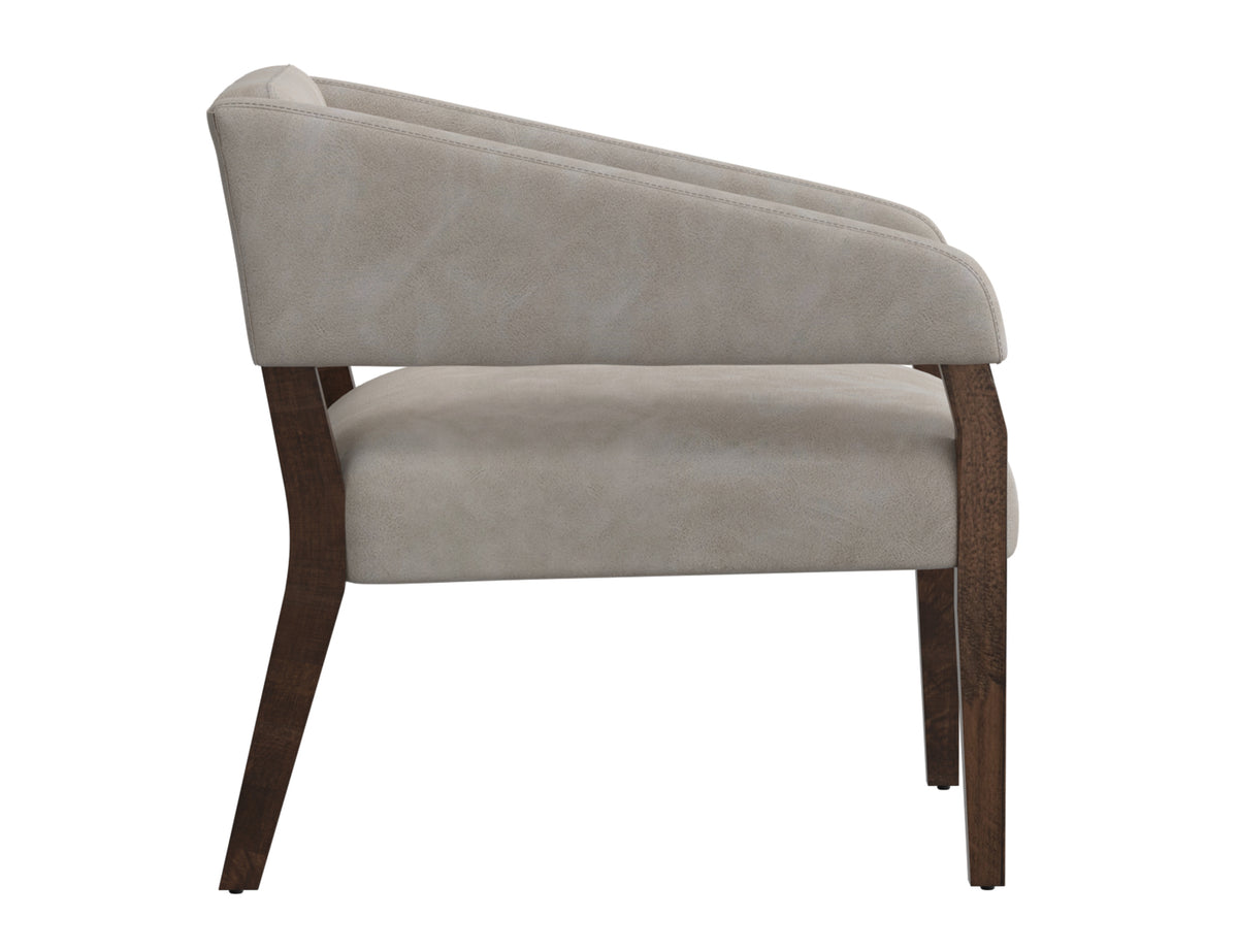 Murcia Armchair, Gray, Wooden Frame - IUP221-ACH-210