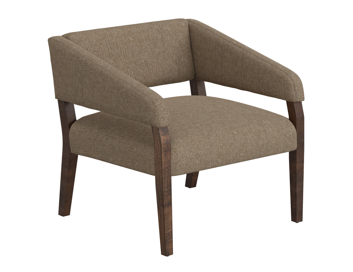 Murcia Armchair, Brown, Wooden Frame - IUP221-ACH-152