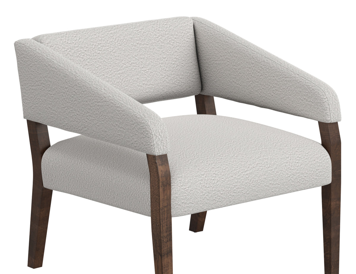 Murcia Armchair, Beige, Wooden Frame - IUP221-ACH-101