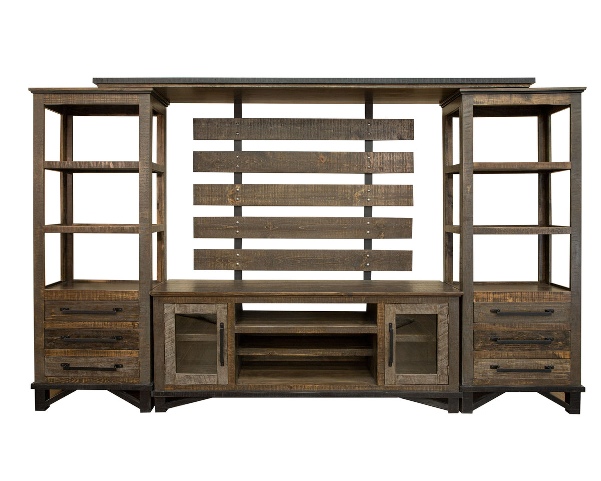 Loft Brown Wall Unit