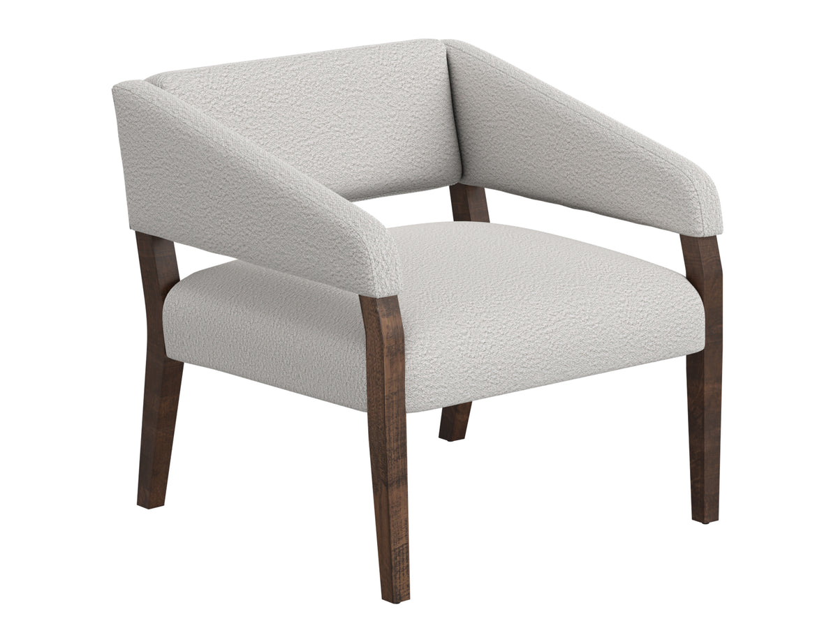 Murcia Armchair, Beige, Wooden Frame - IUP221-ACH-101