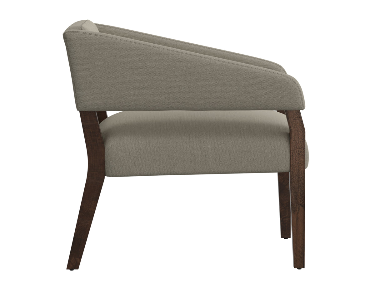 Murcia Armchair, Gray, Wooden Frame - IUP221-ACH-151