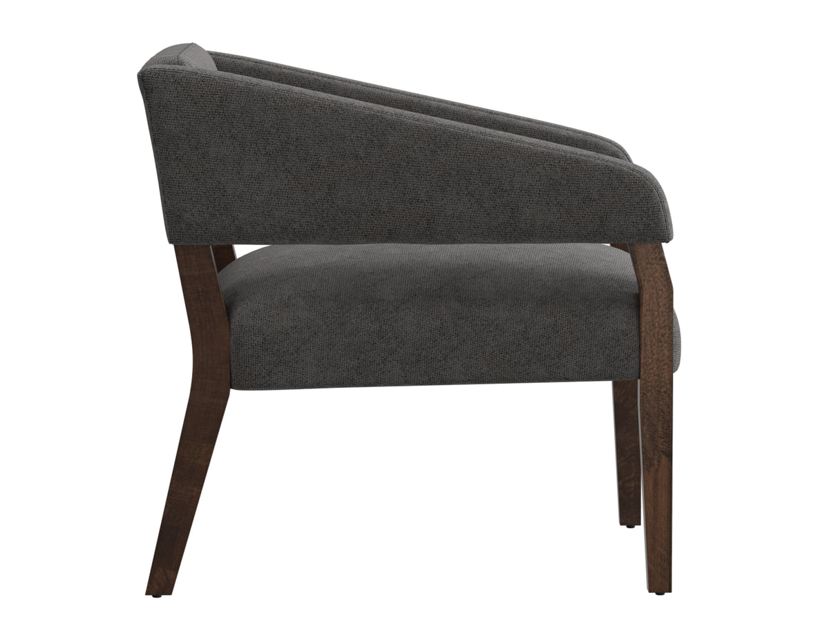 Murcia Armchair, Gray, Wooden Frame - IUP221-ACH-121