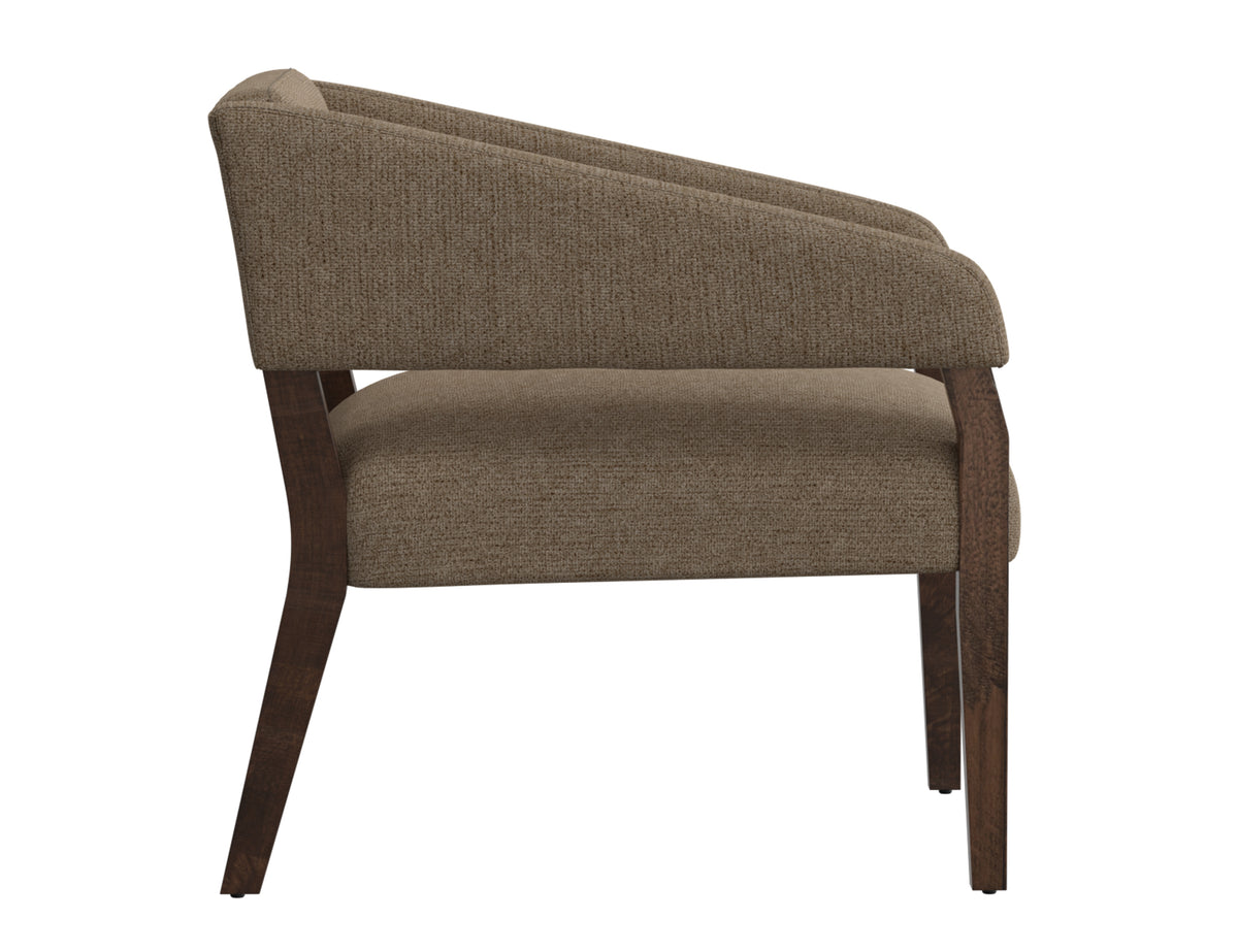 Murcia Armchair, Brown, Wooden Frame - IUP221-ACH-152