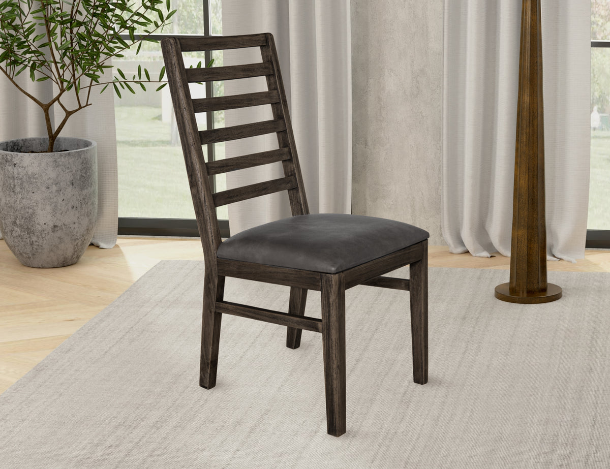 Black Balam Chair, Black, Wooden - IFD4421CHR