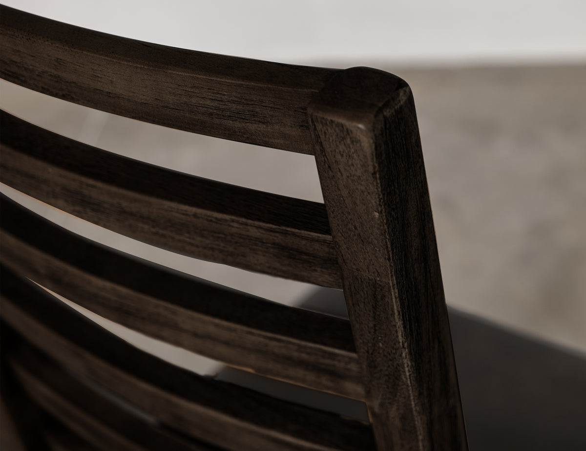 Black Balam Chair, Black, Wooden - IFD4421CHR