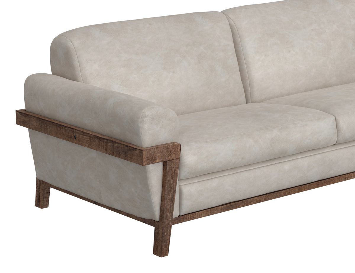 Loft Brown Armchair, Gray, Wooden Frame & Base - IUP644-ACH-210